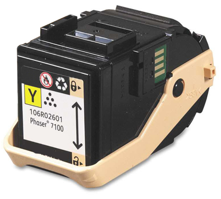 Premium Quality Yellow Toner Cartridge compatible with the Xerox 106R02601