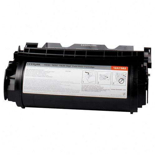 Premium Quality Black Toner Cartridge compatible with Lexmark 12A7462