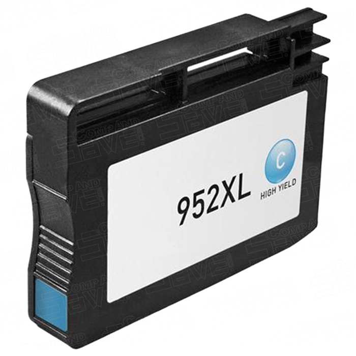 Premium Quality Cyan High Yield Inkjet Cartridge compatible with HP L0S61AN (HP 952XL)