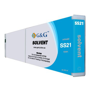 Premium Quality Cyan Mid-Solvent Ink compatible with Mimaki SS21 CY-440