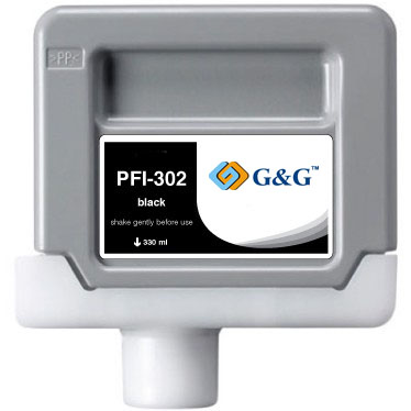 Premium Quality Black Inkjet Cartridge compatible with the Canon PFI302Bk