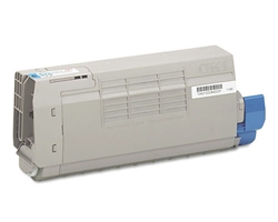 Premium Quality Cyan Toner Cartridge compatible with the NOC710C 43866103