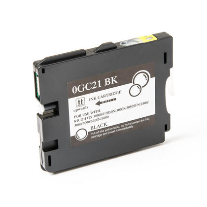 Premium Quality Black Inkjet Cartridge compatible with Ricoh GC21Bk