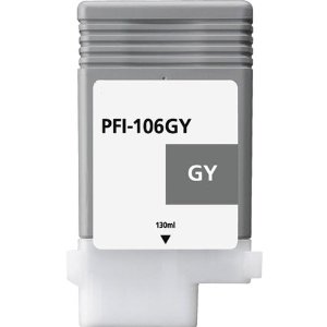 Premium Quality Gray Inkjet Cartridge compatible with the imagePROGRAF iPF6300 (PFI-106GY) 6630B001AA