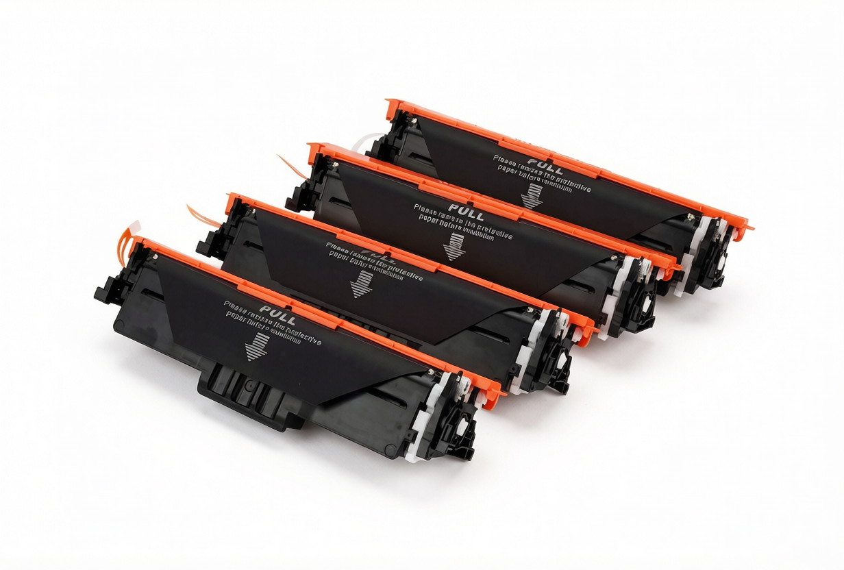 Compatible W2100A. W2101A. W2102A. W2103A (HP 210A) Black. Cyan. Magenta. Yellow Toner Cartridges (4 pack) (Black: 2.000 Yield. CYM: 1.800 Yield)-new chip. new version