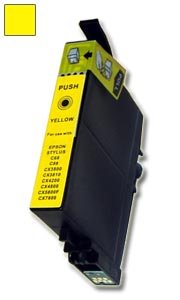 Premium Quality Yellow Inkjet Cartridge compatible with the Epson T060420