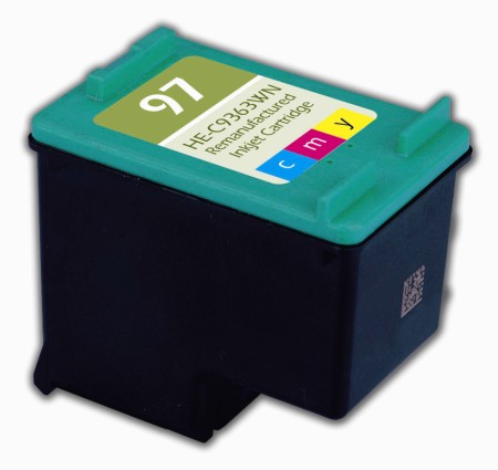 Premium Quality Tri-Color Inkjet Cartridge compatible with the HP (HP 97) C9363WN
