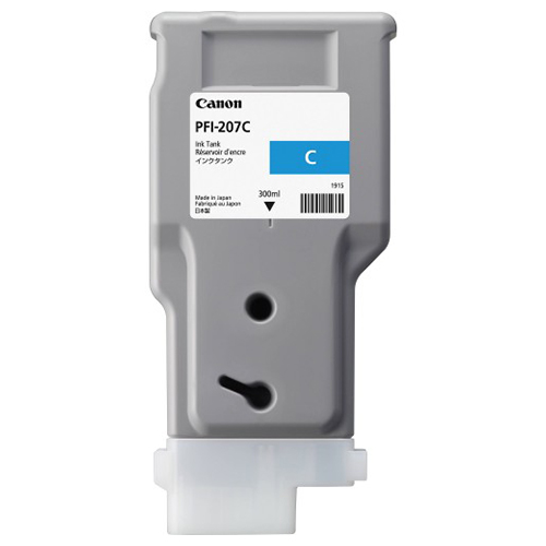 Premium Quality Cyan Ink Cartridge compatible with the Canon (PFI-207C) 6706B001