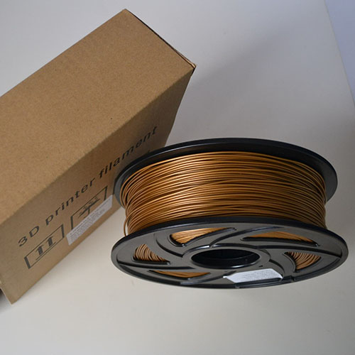 Premium Quality Gold PLA 3D Filament compatible with Universal PLAGold3