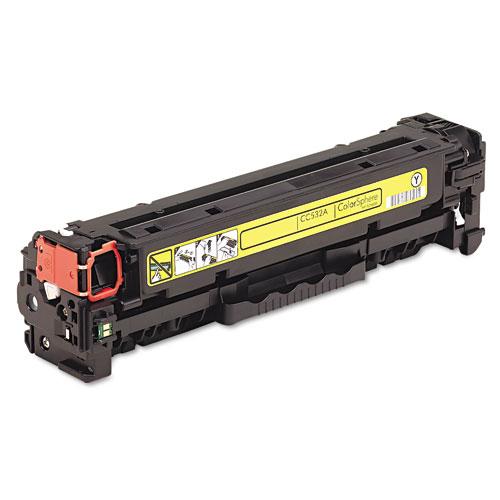 Premium Quality Yellow Toner Cartridge compatible with the HP (HP 304A. Canon 118) CC532A. 2659B001AA