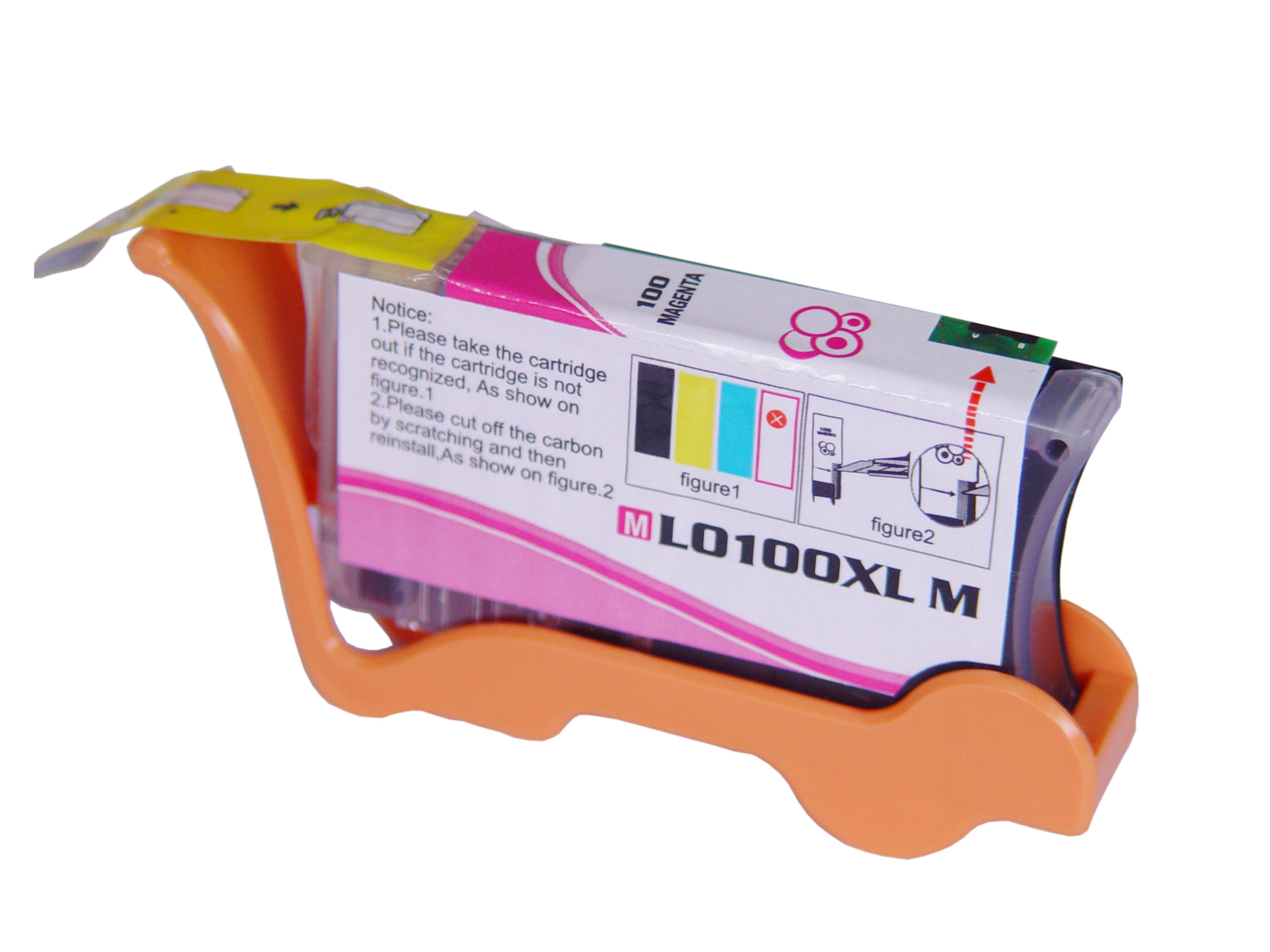 Premium Quality Magenta Ink Cartridge compatible with Lexmark 14N1070 (Lexmark 100M XL)