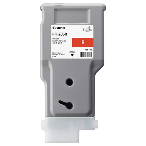 Premium Quality Red Ink Cartridge compatible with the Canon (PFI-206Red) 5309B001