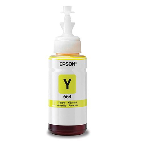Premium Quality Yellow Ecotank Ink Bottle compatible with Epson T664420 (Epson 664)
