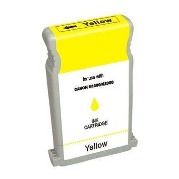 Premium Quality Yellow Large Format Inkjet Cartridge compatible with the Canon BCI1201Y