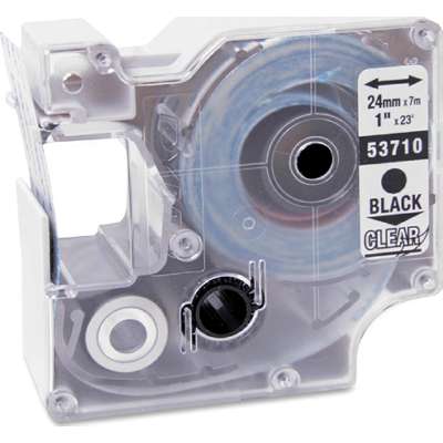 Premium Quality Black on Clear compatible with Dymo 53710