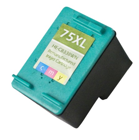 Premium Quality Tri-Color Inkjet Cartridge compatible with the HP (HP 75xl) CB338WN. 75xl
