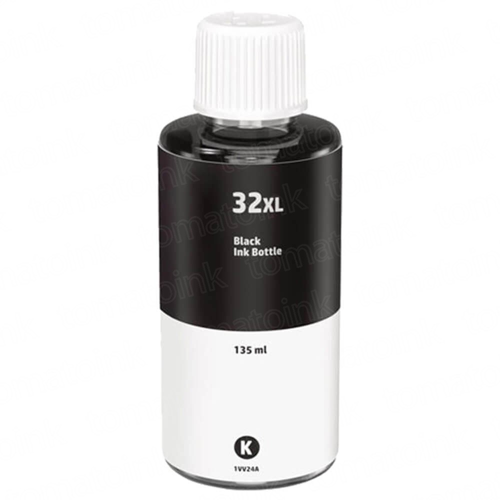 Premium Quality Black High Yield Ink Bottle compatible with HP 1VV24AN (HP 32xl)