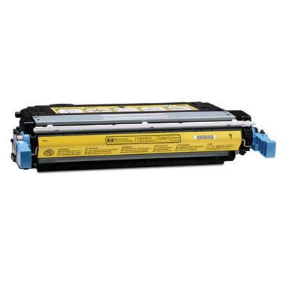 Premium Quality Yellow Toner Cartridge compatible with the HP CB402A