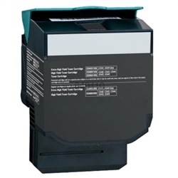 Premium Quality Extra Hi-Yield Black Toner Cartridge compatible with the Lexmark C544X2KG