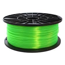 Premium Quality Transparent color, Green PLA 3D Filament compatible with Universal PF-PLA-TGN
