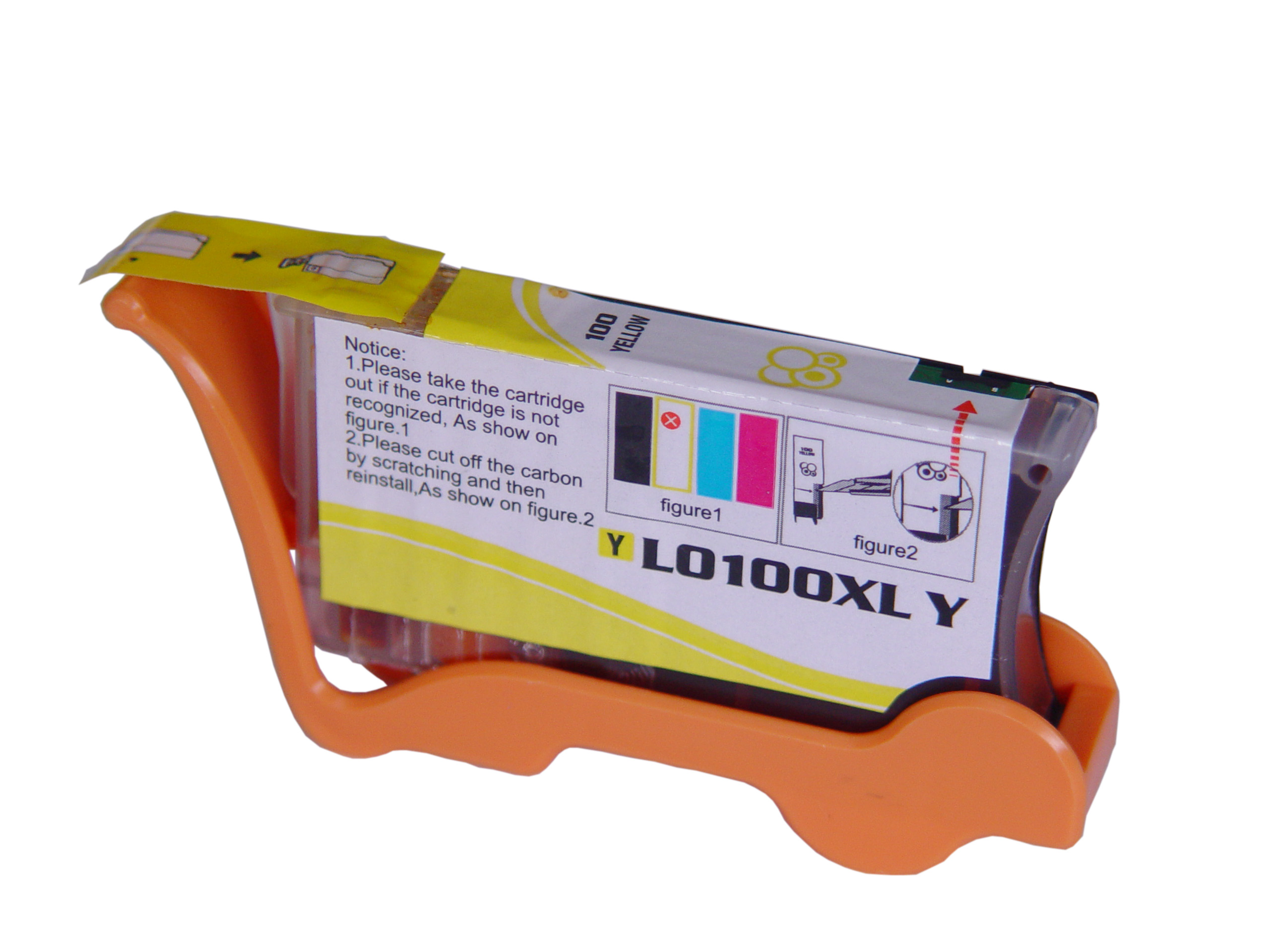 Premium Quality Yellow Ink Cartridge compatible with Lexmark 14N1071 (Lexmark 100Y XL)
