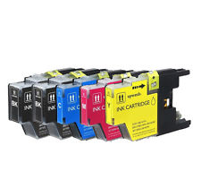 Premium Quality  BK. C. M. Y (Bulk Package-4 pcs LC75Bk. 2pcs each of LC75C.M.Y)  Inkjet Cartridges compatible with the Brother  LC-75BK/C/M/Y
