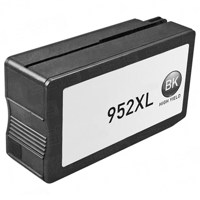 Premium Quality Black High Yield Inkjet Cartridge compatible with HP F6U19AN (HP 952XL)