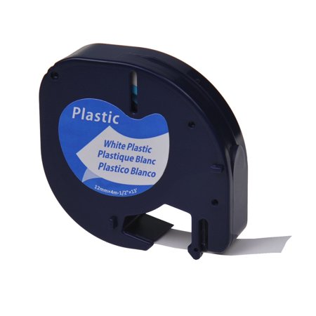 Premium Quality Black on White P-Touch Label Tape compatible with DYMO 91331