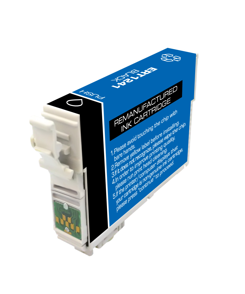 Premium Quality Black Inkjet Cartridge compatible with the Epson T124120