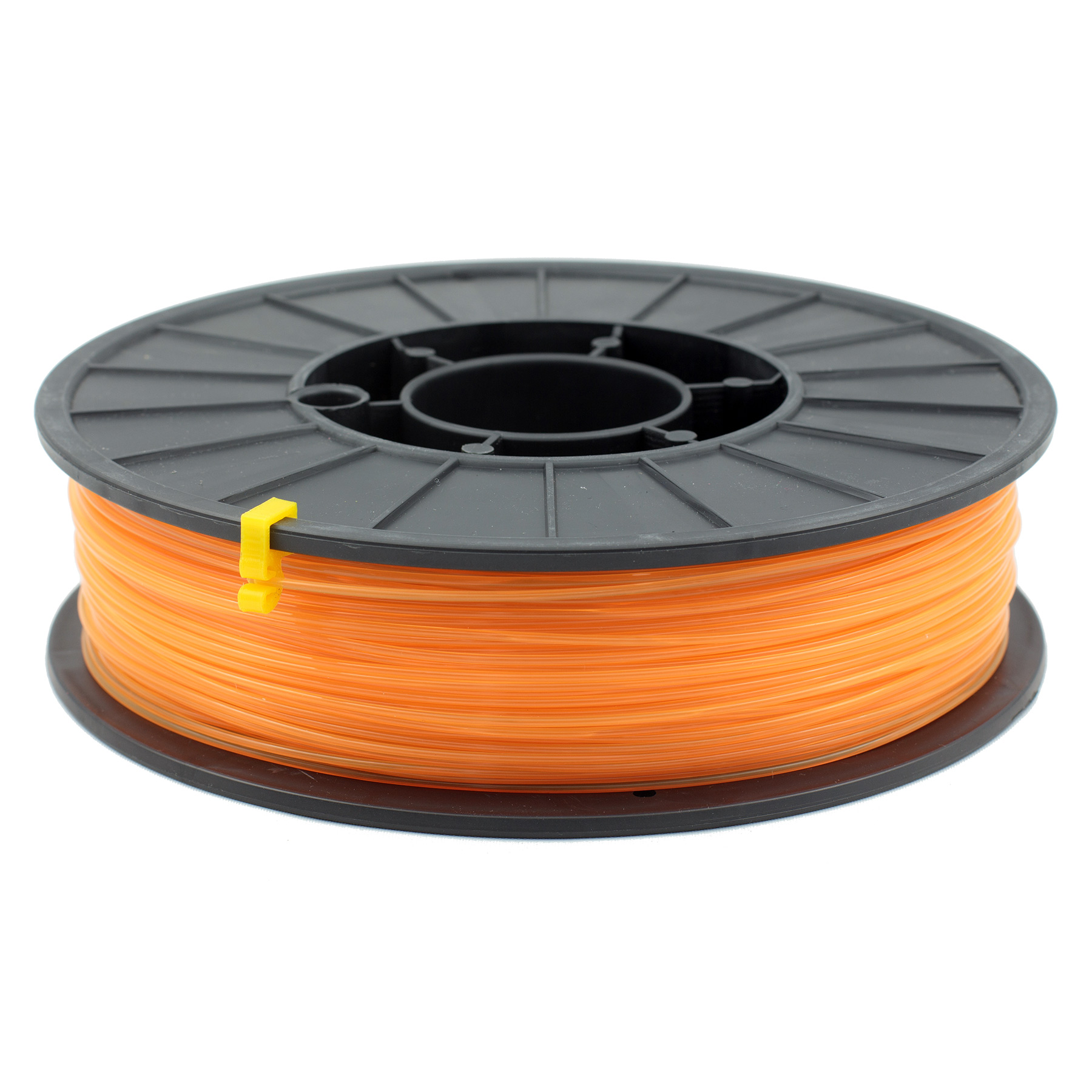 Premium Quality Transparent color, Orange PLA 3D Filament compatible with Universal PF-PLA-TOR