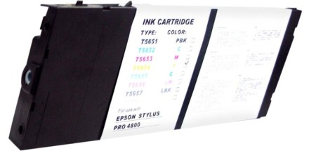 Premium Quality Yellow Pigment Inkjet Cartridge compatible with the Epson T565400