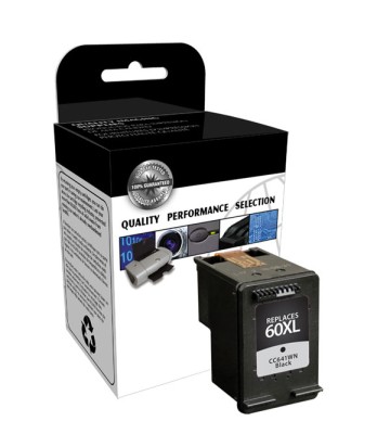 Premium Quality High Capacity Black Inkjet Cartridge compatible with the HP (HP 60xl) CC641WN