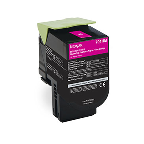 Premium Quality Magenta Toner Cartridge compatible with Lexmark 70C1HM0 (Lexmark 701HM)