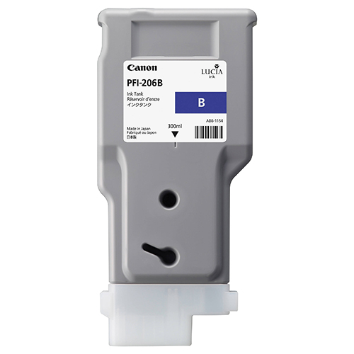 Premium Quality Blue Ink Cartridge compatible with the Canon (PFI-206Blue) 5311B001