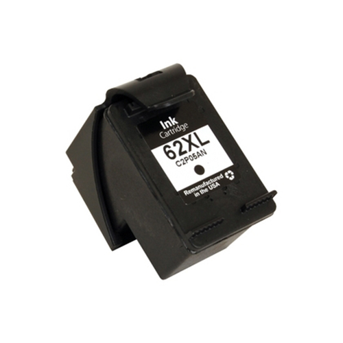 Premium Quality High Yield Black Ink Cartridge compatible with the HP HP 62XL C2P05AN