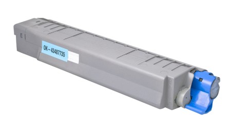 Premium Quality Cyan Toner Cartridge compatible with the Okidata 43487735