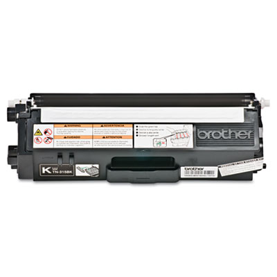 Premium Quality High Yield Black Toner compatible with the Brother TN315BK