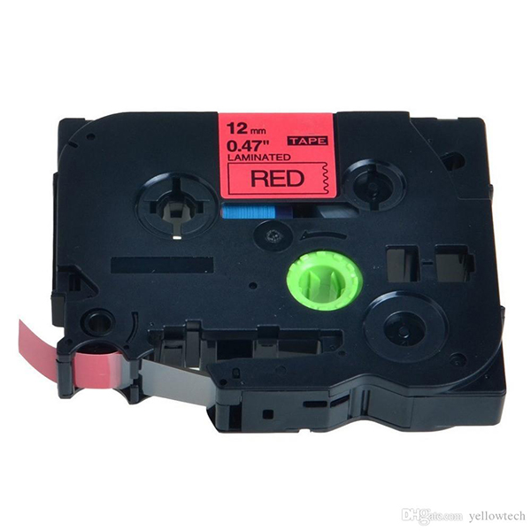 Premium Quality Black on Red Label Tape compatible with Brother TZe-431 (TZ431)