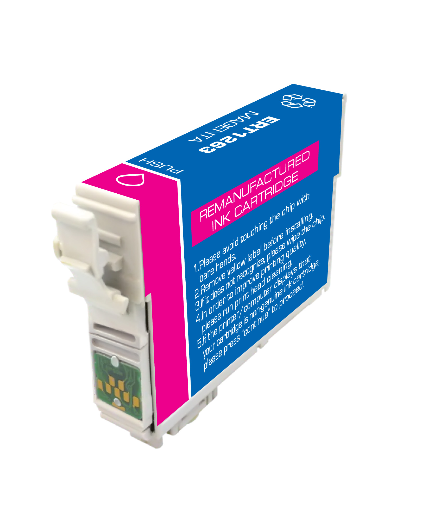 Premium Quality Magenta Inkjet Cartridge compatible with Epson T126320 (Epson 126)