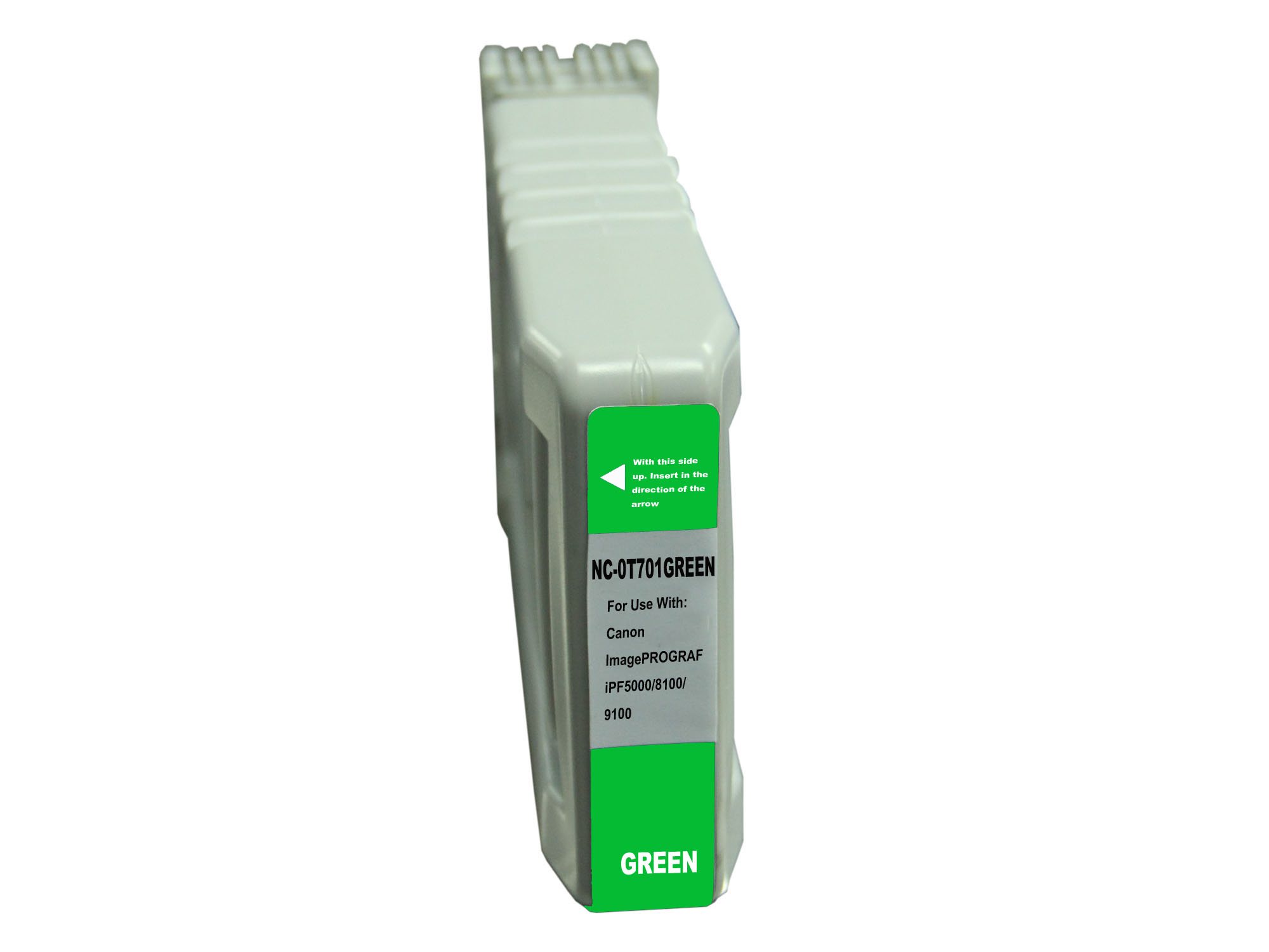 Premium Quality Green Inkjet Cartridge compatible with the Canon PFI701G