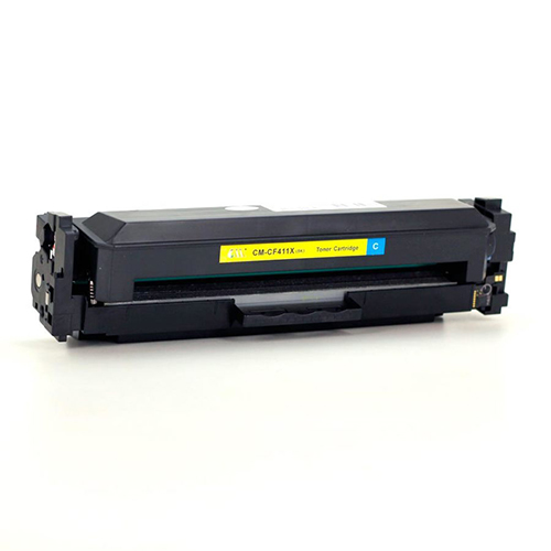 Premium Quality High Capacity Cyan Toner Cartridge compatible with the HP (HP 410X) CF411X