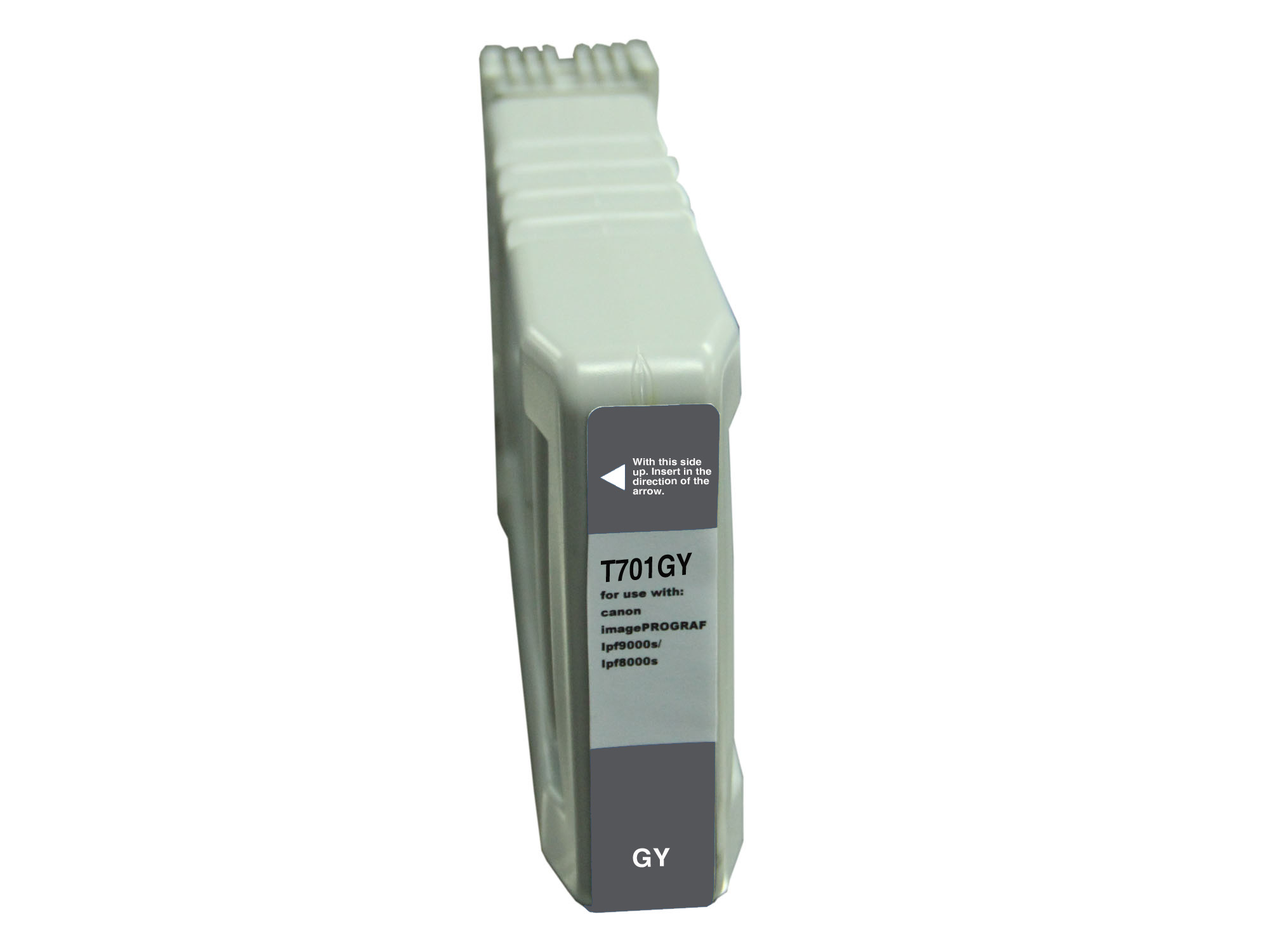 Premium Quality Gray Inkjet Cartridge compatible with the Canon PFI701GY