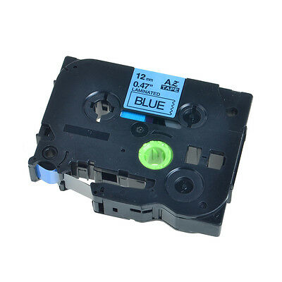 Premium Quality Black on Blue Label Tape compatible with Brother TZe-531 (TZ531)