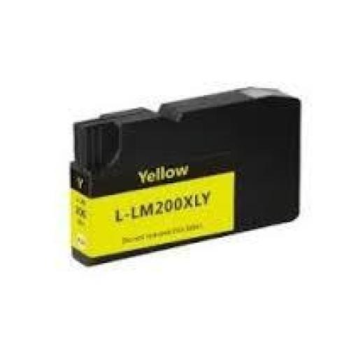 Premium Quality Yellow Inkjet Cartridge compatible with Lexmark 14L0200