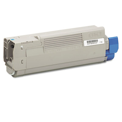 Premium Quality Cyan Toner Cartridge compatible with the Okidata 43865719 (6000 page yield)
