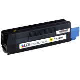 Premium Quality Yellow Toner compatible with the Okidata 43324417