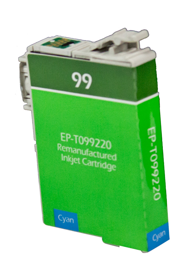 Premium Quality Cyan Inkjet Cartridge compatible with Epson T099220 (Epson 99)