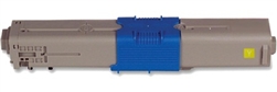 Premium Quality Yellow Toner Cartridge compatible with the Okidata 44469701