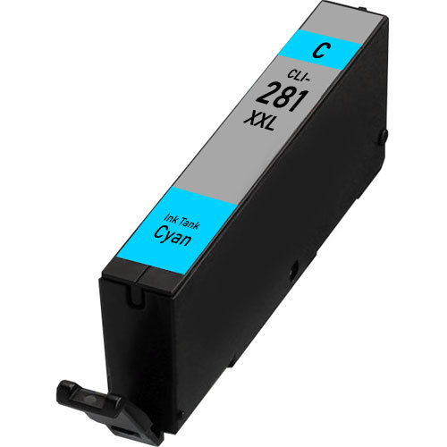 Premium Quality Cyan Extra High Capacity Ink Tank compatible with Canon 1980C001 (CLI-281 XXL)