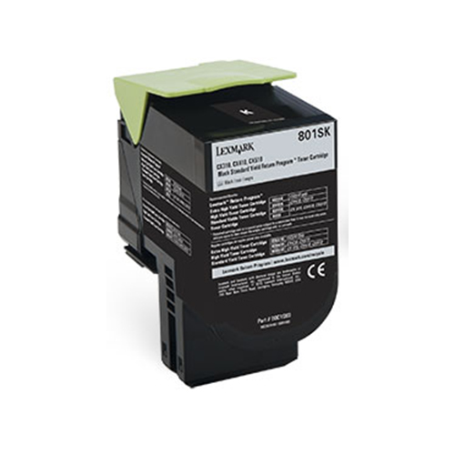 Premium Quality Cyan Toner Cartridge compatible with the Lexmark 80C1SC0 80C1SC0